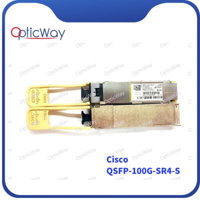 China QSFP-100G-SR4-S QSFP28 Optical Transceiver Module 850nm 100m OM4 MMF for sale