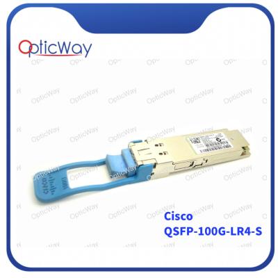 China Multimode Fiber Optic Transceiver Module QSFP-100G-LR4-S 4x25 1310nm 100m for sale