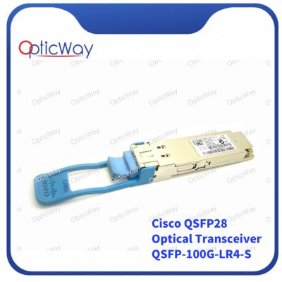 China 1310nm 10km QSFP28 Transceiver Module QSFP-100G-LR4-S 4x25G Multi Mode for sale