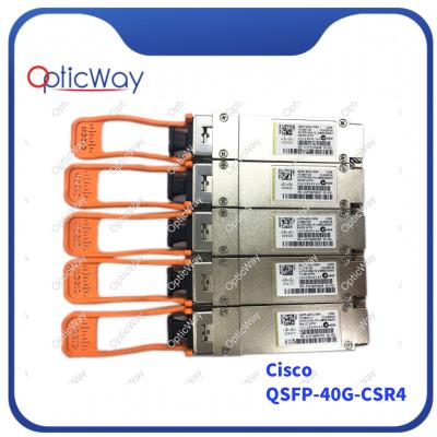 China LC Connector QSFP+ Transceiver Module QSFP-40G-CSR4 40G 850nm 400m for sale