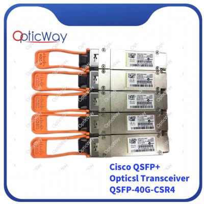 China Multi Mode QSFP+ Fiber Optical Module Transceiver QSFP-40G-CSR4 850nm 40G for sale