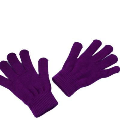 China High quality wholesale warm magic mittens winter factory sale jacquard gloves acrylic mittens for sale