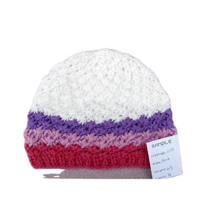 China COMMON winter wool merino hat knit colorful lady slouch beanie winter hat for sale