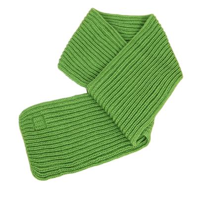 China Lovely Neck Worm Boys Girls Boys Children's Knitted Winter High Quality Wool Knitted Green Pulled Scarf for sale