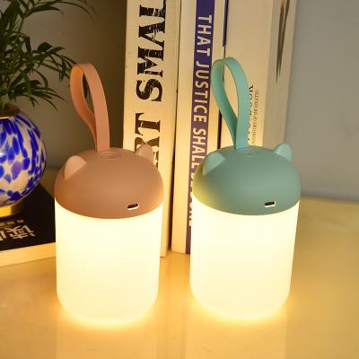 China Modern portable creative gift light kids student lamp custom rechargeable bedside table night light led for sale