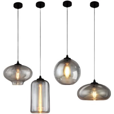 China Wholesale Modern Nordic Decorative Lamps Glass Shade Restaurant Light Bar Vintage Pendant Lighting for sale