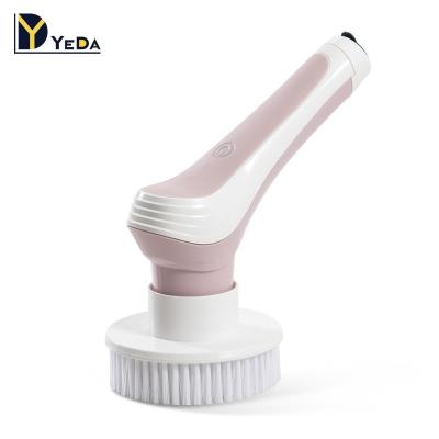 China Sustainable Eco-Friendly Electric Electric Rotating Hand Scrubber Rechargeable Clean Brush for sale