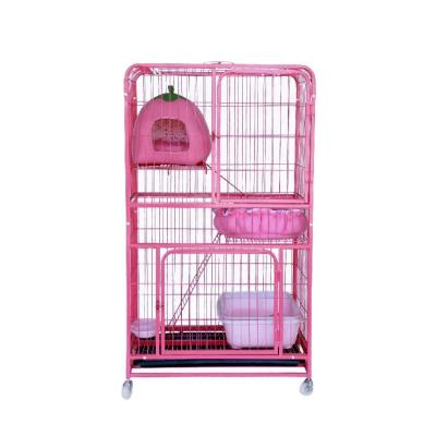 China Ferret Stocked Cat Indoor Cage Carrier Image Park Pet_cat_cage for sale