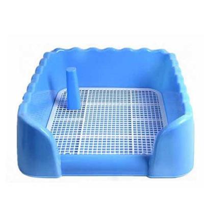 China Professional High Quality Indoor Plastic Stocked Toilet Dog Potty Tray for sale