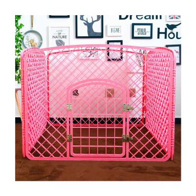 China Professional Manufacture Cheap Dog Playpen Stocked Plastic Fence for sale