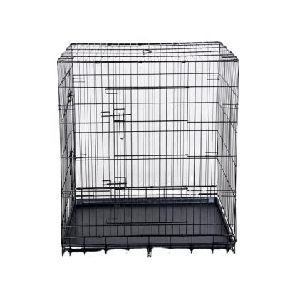 China Breathable Dog Cage Steel Dog Flight Cages Stacking Metal Veterinary Cage For Dogs for sale