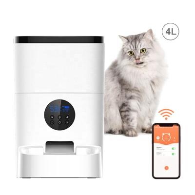 China 2021 Amazone Auto Pet Wifi Smart Wholesale Auto Food Chip Hit Pet Feeder for sale