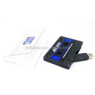 China Hot Selling Rectangle Promotional Gift Cassette USB Player USB Flash Cassette&Cassette Shaped USB for sale