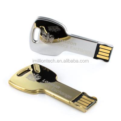 China USB flash drive 8gb, old gold old metal usb key usb flash drive for sale