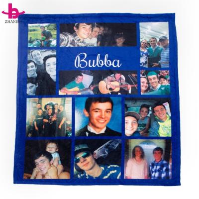 China PORTABLE China Factory Professional Sublimation Spray Blanket Microfiber Photo Printing Blanket Blanket for sale