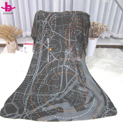 China Eco Friendly Anti-pilling Recycle PET Blanket Printed Fleece Blanket RPET for sale