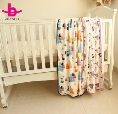 China High Quality 100% Eco-friendly Electric Soft Feel Polyester Low Price Knitted Baby Running Fleece Blanket for sale