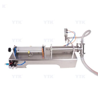 China food small plastic single head piston bottle cbd olive oil juice beverage plastic chemical liquid filling machine for sale