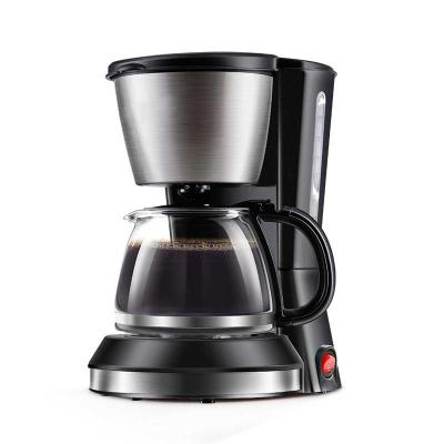 China Hotel Freshly Ground Automatic Coffee Machine 0.7L Drip Coffee Maker LCD Display Coffee Machine for sale