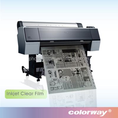 China Factory Price Waterproof Inkjet Clear Waterproof Film For Screen Printing Platemaking Image Setting for sale