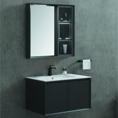 China Environmental Protection 509 Modern Design Simple Wall Hung Waterproof PVC Material Bathroom Vanity Sets for sale