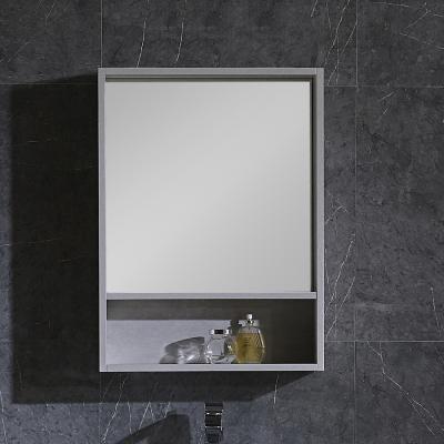 China Water Proof K226A Single Wooden Wall Mounted Small Bathroom Sink Mirror Cabinet for sale