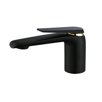 China Modern Unique Design KF3100 Countertop Basin Bathroom Matte Black Faucet for sale