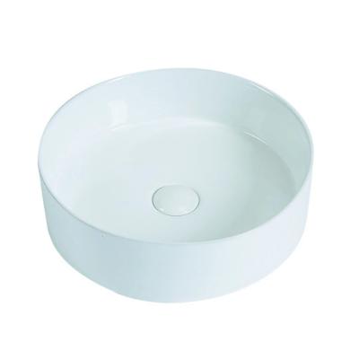 China KG002 Round Shape Easy Clean Modern Small Ceramic Table Top Bathroom Basin for sale