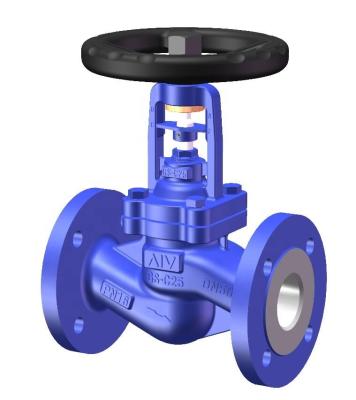 China Chinese Water Factory Low Price Cast Steel Bellow Seal Globe Valve With Flange End For Steam System for sale