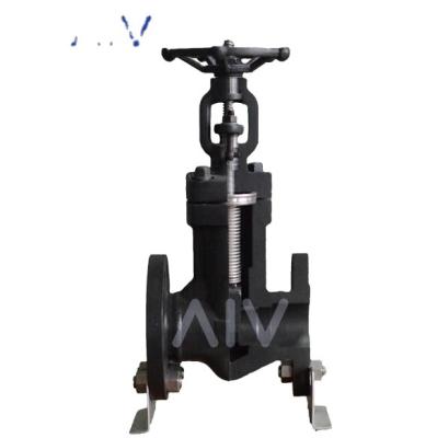 China Oil Zhejiang AIV Petroleum Vapor Liquid Gas DIN A105N Standard F304 F316 Forged Steel Bellows Seal Gate Valve for sale