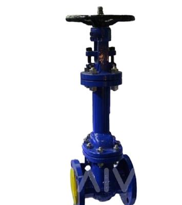 China Zhejiang AIV Petroleum Vapor Oil Gas Liquid DIN Standard GS-C25 1.4301 1.4408 Bellows Seal Gate Valve for sale