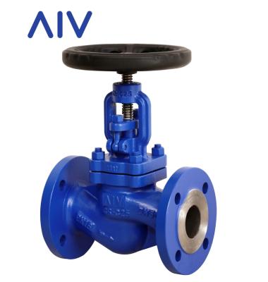 China HOT oil WCB flange bellows seal globe valve API 598 standard and good quality deliverty for sale