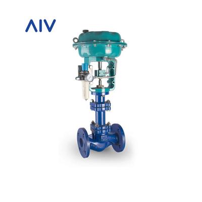 China PN16 PN25 PN40 WCB Blue Paint Oil System Thermal Gas Control Valve for sale