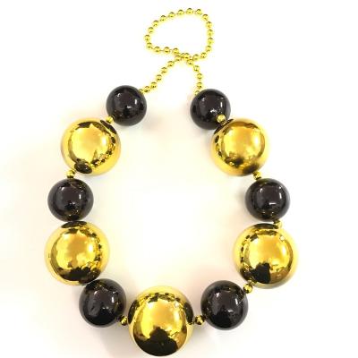 China 2021 Cheap Party Supplies Big Mardi Gras Ball Elephant Beads Necklace for sale