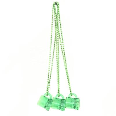 China Party Supplies Factory Wholesale St Patrick's Day Pearl Necklace Mug for sale