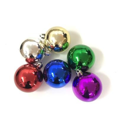 China 2020 Colorful Christmas Ball Christmas Plastic Sale Plastic Decoration Custom Glass Ornaments for sale