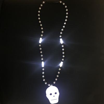 China Wholesale Party Supplies Factory Halloween Party Supplies Beads LED Light Up Necklace for sale