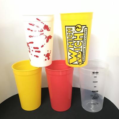 China 10oz 12oz 22oz 32oz Juice Party Holiday Party Color Plastic Cup for sale