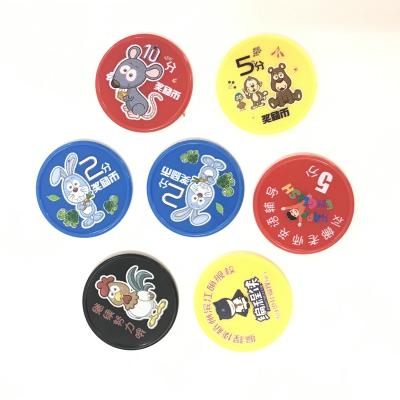 China Cheap Custom Plastic Game Coin Africa Quality Commemorative Coins for sale