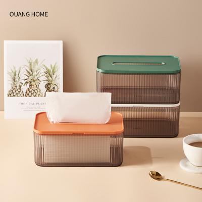 China China Supplier Fashion Design Tissue Box Toilet Paper Holder Stocked Plastic Paper Towel Holder for sale