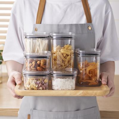 China 3 Piece Traditional BPA Free Premium Food Containers Organizer Airtight Stackable Plastic Food Contenedores Comida Biodegradable for sale