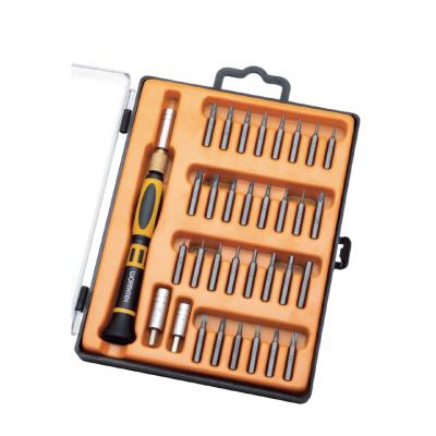 China Household Tool Kit WG9801 34 Pcs Bit Set Precision Electronic Screwdriver for sale