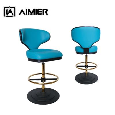 China Contemporary Blue Slot Machine Chair Casino Adjustable Chair Good Quality Novel Heavy Duty Metal Poker Chairs for sale