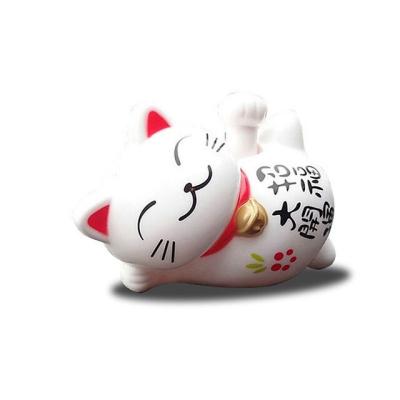 China China Handshake Lucky Cat Car Interior Dashboard Decoration Car Accessories Anime Ornaments for sale