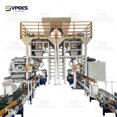 Κίνα High Speed 25kg Potato Starch Valve Bag Packing Machine With Ultrasonic Sealing Device προς πώληση