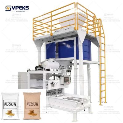 China Automatic Grain Big Pouch VFFS Fertilizer 10-50kg Packing Machine for sale