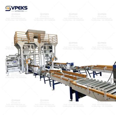 Κίνα PLC And Touch Screen Control Valve Bag Filling Machine With Bag προς πώληση