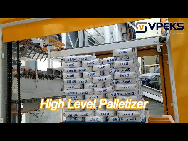 High Level Palletizing Automation With Schneider Electric Components OMRON Sensors