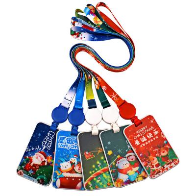 China Custom Polyester Polyester Festival Anime Event Cartoon Christian Halloween Christmas Lanyard for sale