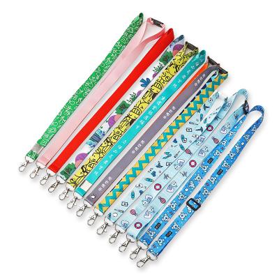 China Polyester Cheap Printed Camouflage Lanyards With Clip for sale